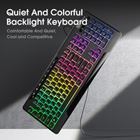 Clavier de jeu filaire USB LED personnalisé pour ordinateur ONIKUMA G32 pour ordinateur de bureau