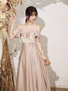 <span class=keywords><strong>Robe</strong></span> de soirée longue sirène élégante <span class=keywords><strong>pour</strong></span> femme, style présentatrice, à une épaule, <span class=keywords><strong>pour</strong></span> fêtes et galas - Product Image 3