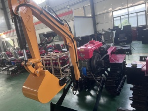 Traktor Crawler 40-HP Multifungsi untuk Pengolahan/Pembajakan/Pemanenan Peralatan Pertanian - Product Image 5