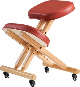 Chaise à genoux ergonomique pliable en bois Master Massage - Tabouret <span class=keywords><strong>de</strong></span> correction <span class=keywords><strong>de</strong></span> posture réglable au design moderne pour le bureau et la maison - Product Image 6