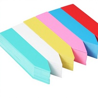 300 étiquettes de jardinage en vinyle PVC carrées, 6 couleurs, 4 pouces, marqueurs de pots, étiquettes de piquets, imperméables pour les fruits et les graines