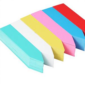 300 Etiquetas de Vinilo Cuadradas de PVC <span class=keywords><strong>para</strong></span> Viveros y Jardines, 6 Colores, 4 Pulgadas, Marcadores de Macetas, Etiquetas Impermeables <span class=keywords><strong>para</strong></span> Frutas y Semillas - Product Image 1