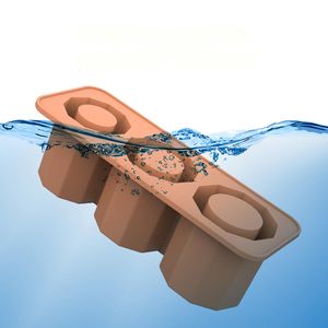 Molde de silicona cilíndrico sin BPA para cubitos de hielo, material de PC redondo para tazas de viaje, alimentos y accesorios de cocina al por mayor - Product Image 5