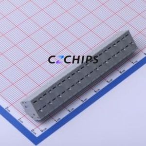 250-221 Spring Terminal Block Through hole Component (THT),P=3.5mm Connector 1x21P 3.5mm Gray 21P - Product Image 2