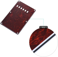 4Ply Tortoise Shell Tremolo Plate Tremolo Spring Cavity Cover Backplate ST Electric Guitar Back Plate