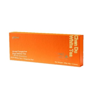 Custom Logo Tea <b>Gift</b> <b>Box</b> <b>for</b> Chenpi Fuding White Tea 0.5lb 1lb <b>Empty</b> Packaging with Sachets - Product Image 1