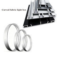 Profilé de cadre en aluminium pour boîte à lumière à film souple pour applications publicitaires d'affichage rétroéclairé