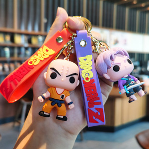 <span class=keywords><strong>Porte</strong></span>-clés 3D en PVC édition Q Anime <span class=keywords><strong>Dragon</strong></span> <span class=keywords><strong>Ball</strong></span>, mignon Wukong & Vegeta, cadeau d'affaires, pendentif non toxique - Product Image 3