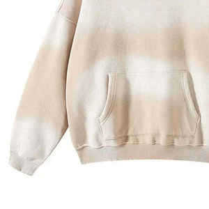 Sweat-shirts à capuche pour hommes de haute qualité pour l'hiver, en polaire 100% polyester écologique, coupe ample, impression de logo personnalisée - Product Image 3