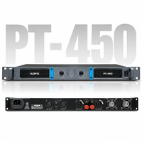 Amplificateur de puissance professionnel 1U double canal 400W avec transformateur toroïdal pour sonorisation live, enceintes DJ et systèmes PA