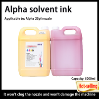 RUN CAI TU Alpha 508GS 10PL Encre numérique à solvant grand format, faible odeur, écologique, pour impression extérieure sur bouteilles de 5000 ml