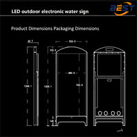 Reproductor de señalización digital LED para interiores y exteriores, batería extraíble, pantalla de bienvenida para tiendas minoristas IP65, centros comerciales, bienvenida OEM