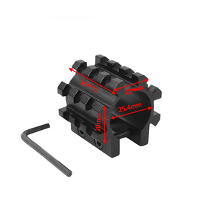 Plataforma Táctica de Caza para Exteriores Ultraligera con Abrazadera de Tubo de 25.4mm y Diseño de Cuatro Lados de 20mm de Ancho - Product Image 4