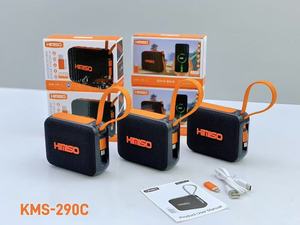 Loa không dây di động chống nước KMS-290C, chất lượng âm thanh HiFi độ trung thực cao, loa thông minh dùng ngoài trời, tích hợp pin dự phòng 4000MAH - Product Image 4