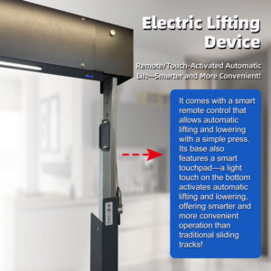 Die meisten Trend artikel Guangzhou Aland Smart 2 Tier Pull-Down-Regals chrank Aluminium legierung Rahmen Glas Platzsparend für die Küche - Product Image 4