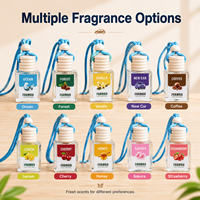 Diffuseur d'huiles essentielles liquides écologiques FORMBO de haute qualité pour voiture, pendentif suspendu, parfum longue durée, bouteille d'huile essentielle, désodorisant d'air, orange