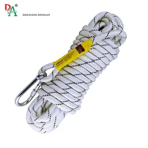 DA OEM 8-16毫米尼龙绳，用于逃生消防和攀爬耐用户外安全产品，带钢钩