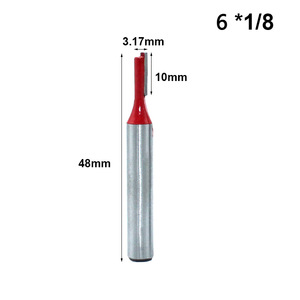 Milling Cutter Set 7 Pc Tungsten Carbide Single Flute For Woodworking Edge Trimming Cnc <b>Machining</b> Center - Product Image 4