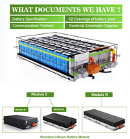 Sistem Baterai LiFePO4 Tegangan Tinggi 614V 105Ah CTS untuk Mesin Konstruksi Listrik