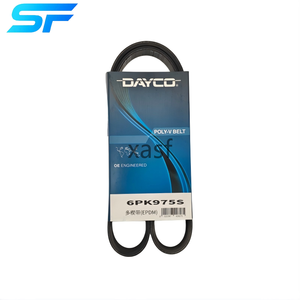 Correa Poli-V DAYCO 6PK975 EPDM para ALFA ROMEO <span class=keywords><strong>CITROEN</strong></span> SEAT FORD MAZDA MINI FIAT 60571125 037903137G 9642383780 1229549 - Product Image 1