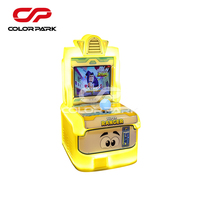 Machine de Parkour jaune de haute qualité pour enfants Machine de jeu d'intérieur Équipement de simulation à pièces pour Offre Spéciale