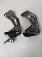 Nouveau repose-pieds arrière en alliage d'aluminium argenté de haute qualité pour Yamaha LYM110 C8 110cc X-1