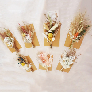 Bouquet <span class=keywords><strong>di</strong></span> <span class=keywords><strong>Fiori</strong></span> Secchi Mini Personalizzato in Offerta Speciale, Composizione <span class=keywords><strong>di</strong></span> Erba della Pampa, Bouquet Regalo da Lettera con Biglietto d'<span class=keywords><strong>Auguri</strong></span> - Product Image 2