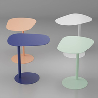 Tables d'appoint modernes en métal, acier inoxydable, table d'appoint de canapé de petite taille pour salon, luxe