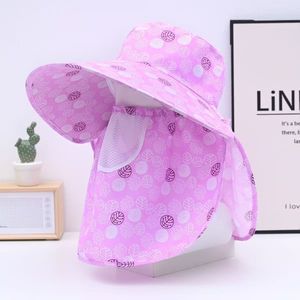 Summer Women's Detachable Wide Brim Sun <b>Hat</b> With Neck Cover Breathable Foldable Bucket <b>Hat</b> For Outdoor Sun Protection - Product Image 3