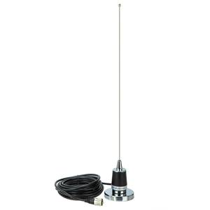 Antenna NMO con Base Magnetica 7CM, Cavo Coassiale RG-58 da 5M con Connettore <span class=keywords><strong>PL</strong></span>-259 per Walkie Talkie Portatili e Veicolari QYT e TYT - Product Image 1
