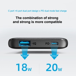 Batteries externes universelles de voyage à charge rapide de haute qualité 20000 mAh, station d'alimentation pour téléphone portable - Product Image 3