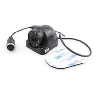 Caméra de recul et latérale haute résistance avec vision nocturne IR LED 1080P AHD étanche IP69K pour camion, bus, remorque, camping-car