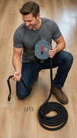 Appareil d'entraînement à la corde sans fin, accessoire pour rack de musculation, en fer Q235, corde en polyester de 4M et 32MM, équipement de fitness pour la maison