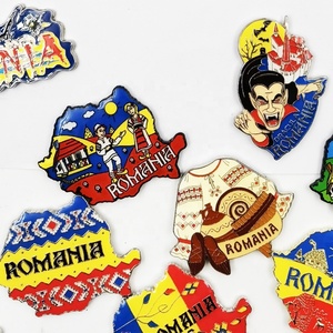 แม่เหล็กติดตู้เย็นโลหะเคลือบแข็งแบบกำหนดเองสำหรับขายส่งจากโรงงาน ออกแบบโลโก้ได้ ใช้เป็นของที่ระลึกสำหรับนักท่องเที่ยว - Product Image 5