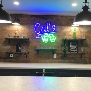 Esterna impermeabile neon sign vintage arcobaleno corona di birra da cocktail led neon segno personalizzato per decorazioni esterne di natale - Product Image 2