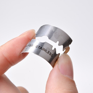 Old-Fashioned <strong>Double</strong>-<strong>Edged</strong> <strong>Razor</strong> Blade Stainless Steel Body Use Adaptable for Hairdressing Direct From Factory - Product Image 2