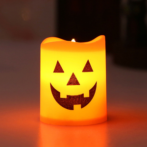2025 Halloween LED électronique bougie lumière ensemble pour <span class=keywords><strong>Smiley</strong></span> visage <span class=keywords><strong>horreur</strong></span> atmosphère décoration de la maison - Product Image 6