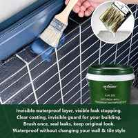 Colle transparente imperméable pour murs extérieurs, revêtement transparent imperméable pour béton, brique, pierre, carrelage, seau de 20 kg, prix d'usine