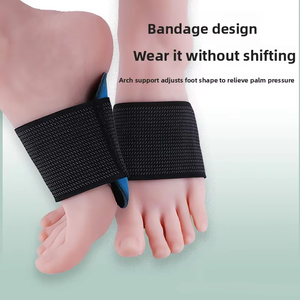 Plantilla de arco EVA para hombre y mujer, soporte ortopédico para pie plano, media plantilla con absorción de impactos para piernas arqueadas - Product Image 4