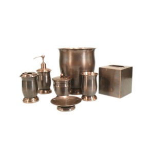 <b>Bathroom</b> <b>Accessories</b> <b>Set</b> Copper Antique for Home Decorative <b>Bathroom</b> <b>Set</b> Home Hotel Use - Product Image 1