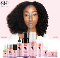 Marque privée Dentelle Dissolvant de colle Ensemble Perruque Adhésif Cire Bâton Cheveux Teinte Spray Extensions Perruques Outils Kits
