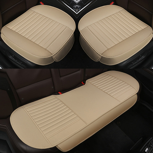 Quattro stagioni materiale in pelle Amazon Cross-Border tre pezzi Set completo cuscino sedile auto con basso MOQ - Product Image 4