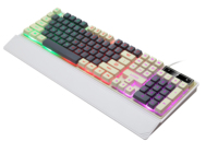 Clavier de vision filaire pleine grandeur OEM avec interface USB à membrane rétroéclairée par LED-Nouvelle arrivée pour les jeux et le bureau