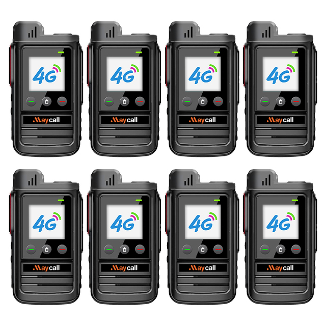 Maycall Global-Ptt Poc Radio 4g Lte Two-Way Radio Walkie-Talkie Portable Intercom Android Gsm Red Telefono Movil Bidireccional