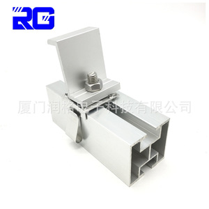 Abrazadera de Tierra Fotovoltaica de Acero Inoxidable con Doble Punta para Protección Contra Rayos - Product Image 3