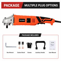 Polisseuse électrique industrielle DIY LVTO PGJ-0812-01H 1200W 220V à vitesse variable pour peinture automobile et polissage du métal