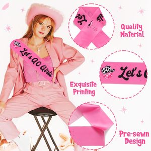 Set di 7 Fasce per Addio al Nubilato a Tema Cowgirl 'Last Rodeo' e 'Man I Feel Like a Bride' per Ragazze, Decorazioni per Addio al Nubilato - Product Image 3
