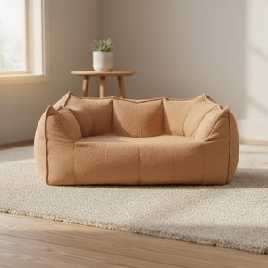 Sofá <span class=keywords><strong>de</strong></span> Dos Plazas Compacto y Cómodo, Tipo Puff, Tapizado en Tela <span class=keywords><strong>de</strong></span> Partículas <span class=keywords><strong>de</strong></span> <span class=keywords><strong>Esponja</strong></span> <span class=keywords><strong>de</strong></span> Algodón, Diseño Desmontable, <span class=keywords><strong>para</strong></span> Dormir y Descansar en el Dormitorio - Product Image 1