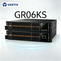 Alimentation sans interruption (ASI) Vertiv série ITG de haute qualité, montage en rack, modèle GR06KS, 6 kVA/6 kW, batterie au plomb-acide, 220 V