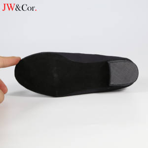 Zapatos <span class=keywords><strong>de</strong></span> <span class=keywords><strong>Ballet</strong></span> Profesionales <span class=keywords><strong>de</strong></span> Alta Calidad para Profesora, <span class=keywords><strong>de</strong></span> Lona, Tacón Bajo, Color Negro, para Mujer, Venta al Por Mayor JW - Product Image 6